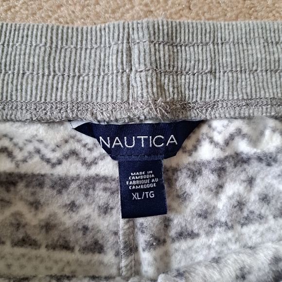 ❤️ Nautica Fleece Pajama Bottoms Womens XL  Grey Cozy Soft | Bottoms Only | NWOT - Picture 6 of 8